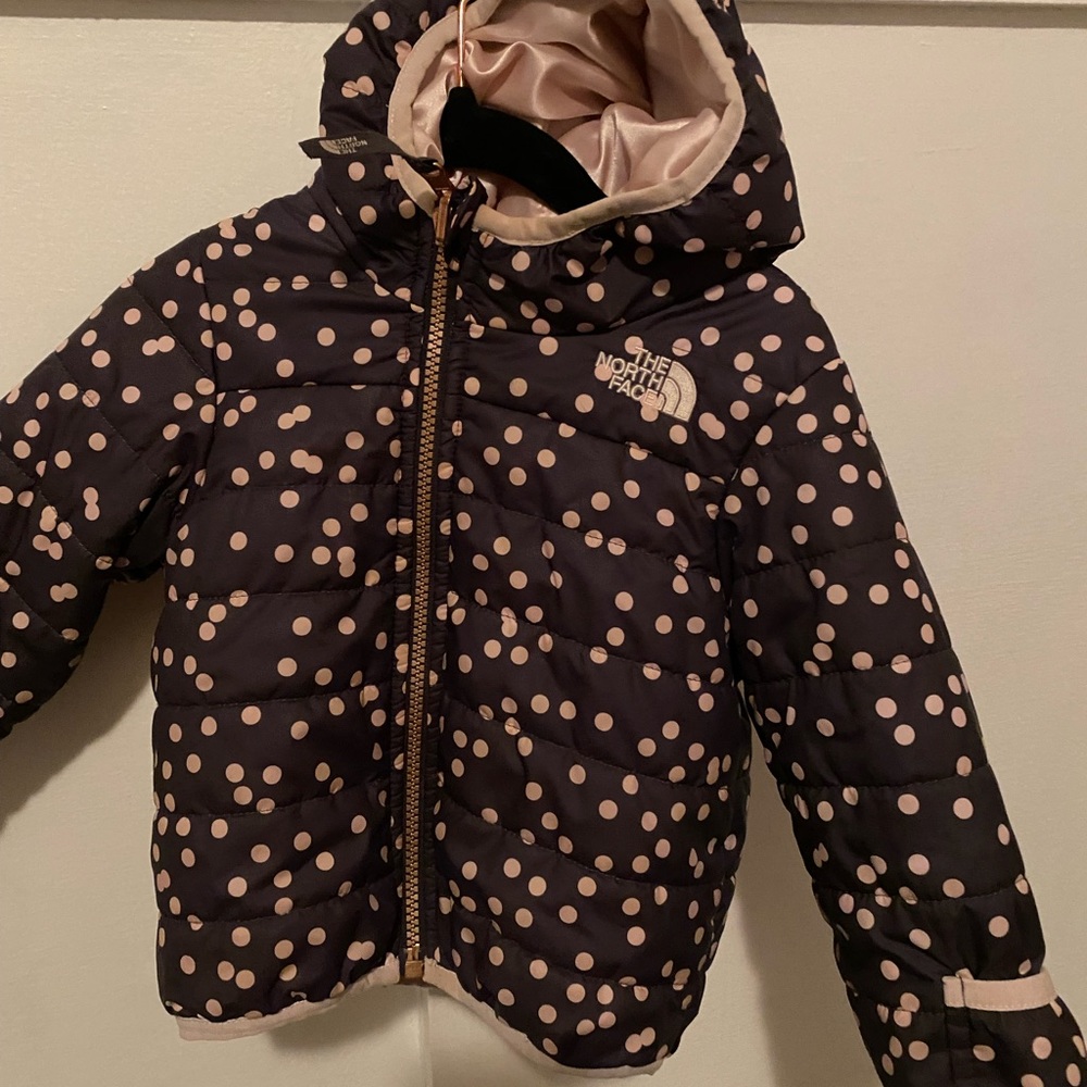 Toddler Girl’s 2T The Northface Jacket, Very good used condition